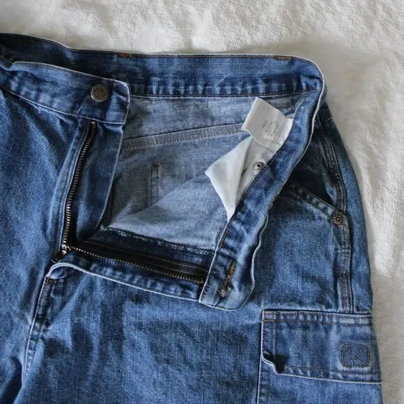 Vintage Riders Denim Cargo Shorts |100% cotton | Size 16 - Picture 3 of 7